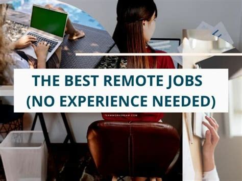 no experience remote jobs